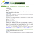 Water Bottle Rockets- Understanding Energy
