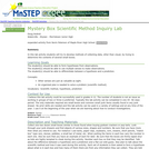 Mystery Box Scientific Method Inquiry Lab