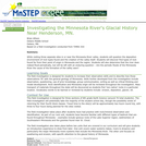 Investigating the Minnesota River's Glacial History Near Henderson, MN