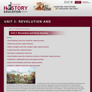 Reading Like a Historian, Unit 3: Revolution and Early America