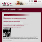 Reading Like a Historian, Unit 8: Progressivism