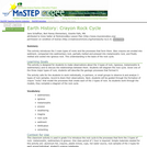 Earth History: Crayon Rock Cycle