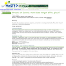 Physics of Sound: How Does Length Affect Pitch?