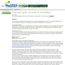 The Rock Cycle: A hands on Simulation