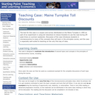 Teaching Case: Maine Turnpike Toll Discounts