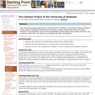 The Lifestyle Project at the University of Redlands