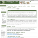 Teaching Case: Peanut Policy in the United States, 1996