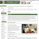 Using Learning Assistants in Recitation Tutorials