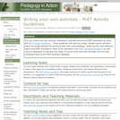 Writing Your Own Activities - PhET Activity Guidelines