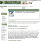 Specialization and Division of Labor