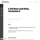Boys and Girls, Variation 2