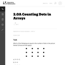 Counting Dots in Arrays