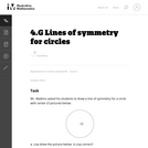 Lines of Symmetry For Circles