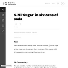 Sugar in Six Cans of Soda