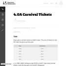 Carnival Tickets