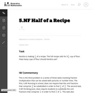 Half of a Recipe