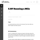 Running a Mile