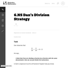 Dan's Division Strategy