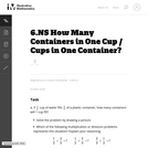 How Many Containers in One Cup / Cups in One Container?
