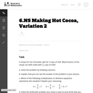 Making Hot Cocoa, Variation 2