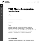 Music Companies, Variation 1