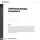 Stock Swaps, Variation 3