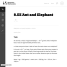 Ant and Elephant
