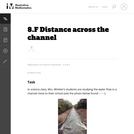 Distance Across the Channel