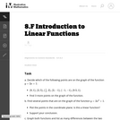 Introduction to Linear Functions