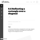 Reflecting a Rectangle Over a Diagonal