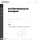 Tile Patterns II: Hexagons