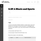 Music and Sports