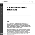 Combined Fuel Efficiency