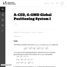G-GMD.4 Global Positioning System I
