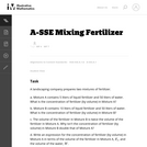 Mixing Fertilizer