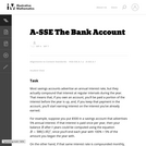The Bank Account