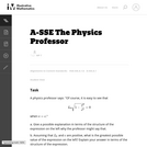 The Physics Professor