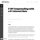 Compounding with a 5% Interest Rate