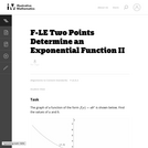 Two Points Determine an Exponential Function Ii