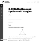 Reflections and Equilateral Triangles
