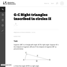 Right Triangles Inscribed in Circles II