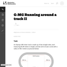 Running Around a track II