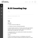 Counting Cup
