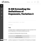 Extending the Definitions of Exponents, Variation 2