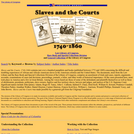 Slaves and the Courts, 1740-1860