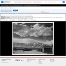 Manzanar Street Scene, Clouds, Manzanar Relocation Center, California