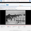 People Leaving Buddhist Church, Winter, Manzanar Relocation Center, California