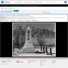 Monument In Cemetery, Manzanar Relocation Center, California