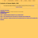 Human Rights. YES! Action and Advocacy on theRights of Persons with Disabilities