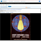 Light Consumes Coal - Save Light, Save Coal United States Fuel Administration